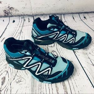 Salomon XT Wings 2 Trail Running Shoes Blue 8